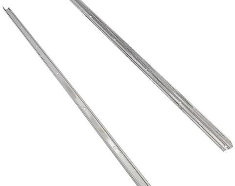1947-53 Chevrolet, GMC, Bed Angle Strips, 1/2, 3/4 Ton, Short Bed, Stepside, Stainless, Polished