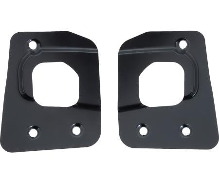 OER 1969-72 Blazer, Jimmy, Door Latch Reinforcement Plates, Doublers, LH & RH, Pair 154855