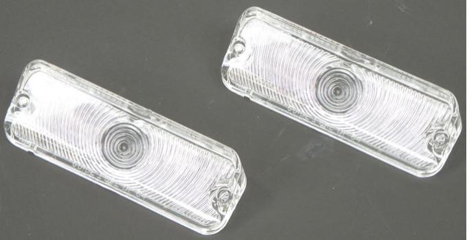 OER 1964 Impala, Bel Air, Biscayne, Park Lamp Lens, Clear, Pair 5954968C