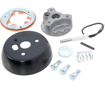 1964-66 Chevrolet Nova, Olds, Pontiac, 1966 Chevelle, 1967-68 Buick, Steering Wheel Adapter, 3-Bolt Style, For Classic Series Steering Wheels, Non-Tilt Column