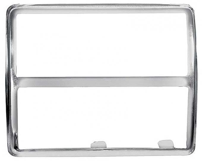 OER 1965-70, Chevrolet, Impala, Brake Pedal Trim Plate, Manual Trans, Stainless Steel 3988106