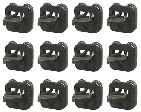 OER 1962-66 Chevrolet, Lower Door and Cab Molding Clips, OE-Style, 12 -Pieces T1470