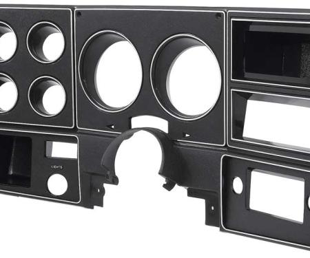 OER 1978-80 Chevy, GMC Pickup, Blazer, Jimmy, Suburban, Dash Bezel, without AC, Black/Silver 14239