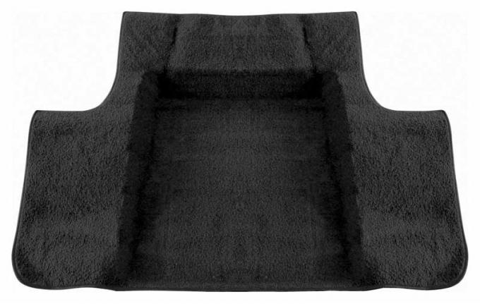 OER 1962-67 Chevy II / Nova Superior Black Molded Loop Trunk Carpet 52084501
