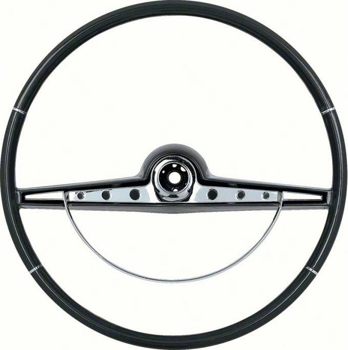 1963 Chevrolet Impala, Steering Wheel & Horn Ring, Standard & SS, Black