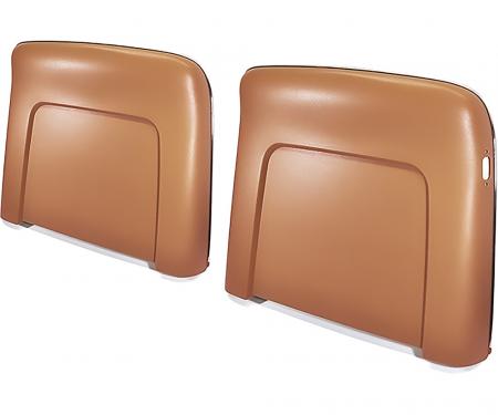 OER 1968-72 Buick, Cadillac, Chevrolet, Oldsmobile, Pontiac, Strato Bench or Bucket, Seat Back Panels, Reclining Style, Tan ABS N1034
