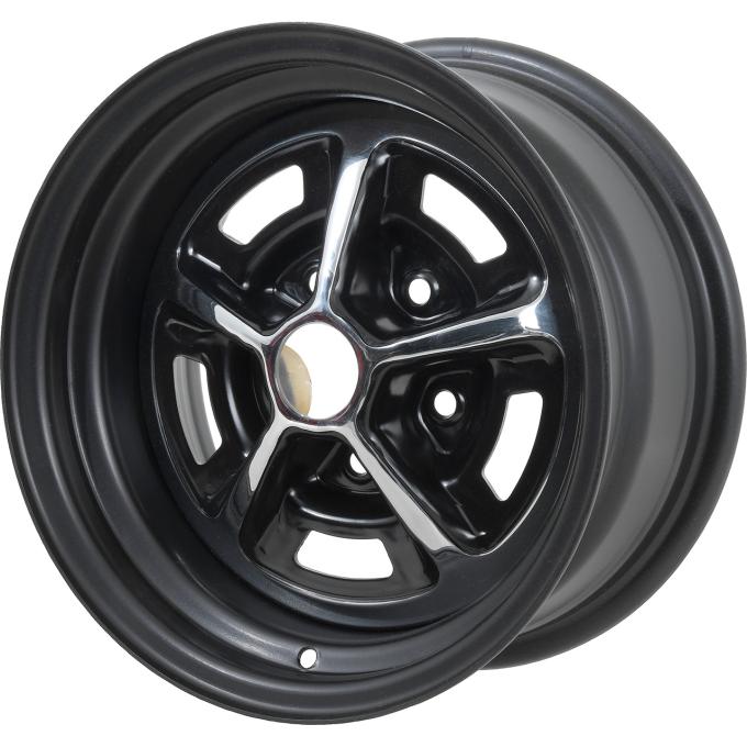 1969-87 AMC, Ford, Dodge, Plymouth,14" X 6", Magnum 500 Style Road Wheel, Painted, with 5 X 4-1/2" Bolt Pattern, 3.75" Backspacing, Offset 6, Each