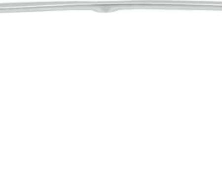 OER 1957 Chevy Bel Air, 150, 210, Nomad, Instrument Cluster Upper Molding, Chrome TF100252