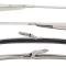 Stainless Windshield Wiper/Blade Arm Set, 15" Anco Style Blades