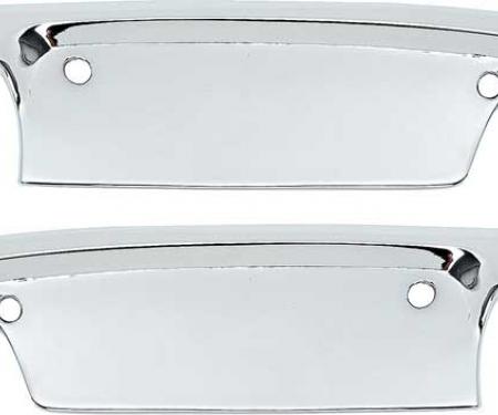 OER 1952-59 Chevrolet, GMC Truck, Outer Door Handle Scuff Plates, Chrome, Pair CX1289