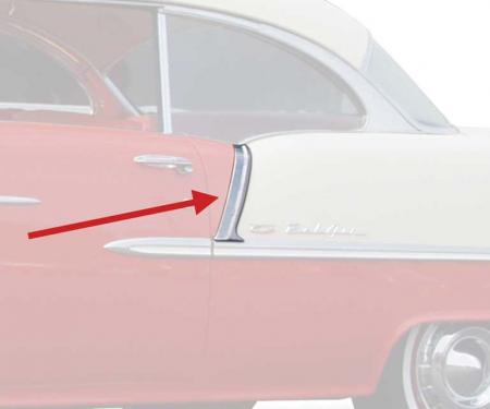 OER 1955 Chevrolet Upper Paint Divider Moldings - Pair 748695