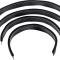 OER 1955-57 Chevy Bel Air, 150, 230, Nomad, Glass Setting Channel Rubber Seals, Sedan, Station Wagon, 4 Piece Set TF401211