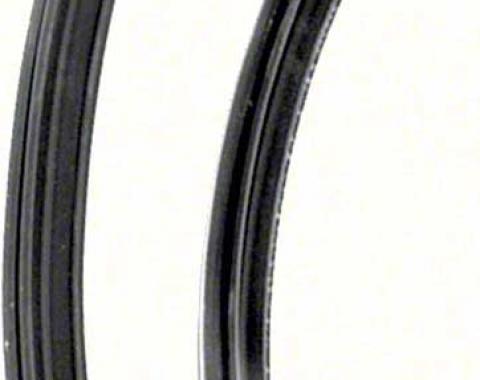 OER 1962-65 Chevy II / Nova Quarter Window Vertical Weatherstrip With Steel K446