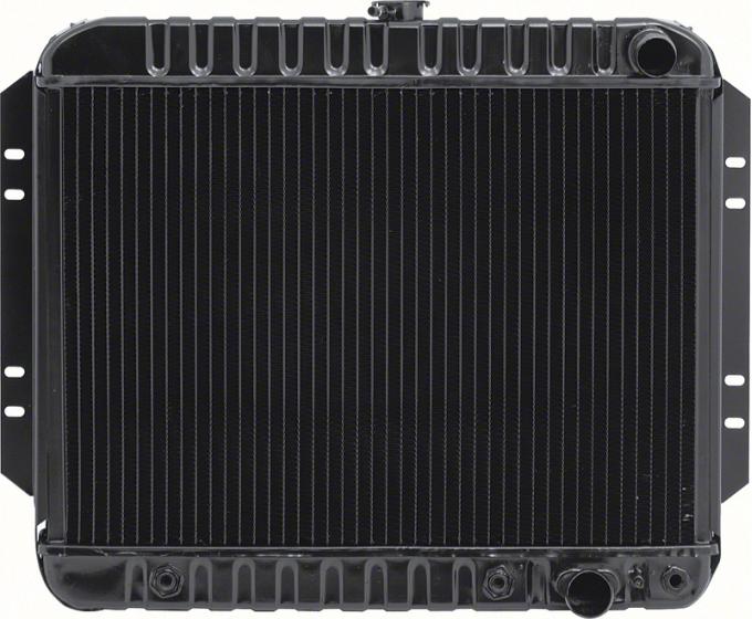 OER 1966-67 Impala-Full-Size 6 Cyl W/ AT & AC - Radiator 3 Row (15-1/2" X 23-1/2 X 2" Core) Copper/Brass CRD1273A