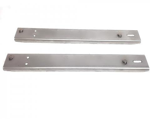 1966-72 Impala, Chevelle, GTO, 442, LeMans, Cutlass, Seat Track Extenders, Buckets or Bench Seat, Pair