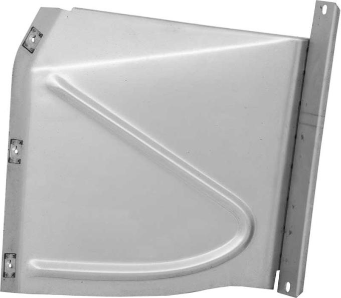 1955 Chevrolet, Fender Splash Shield, Inner Fender Rear Extension, LH, Driver Side