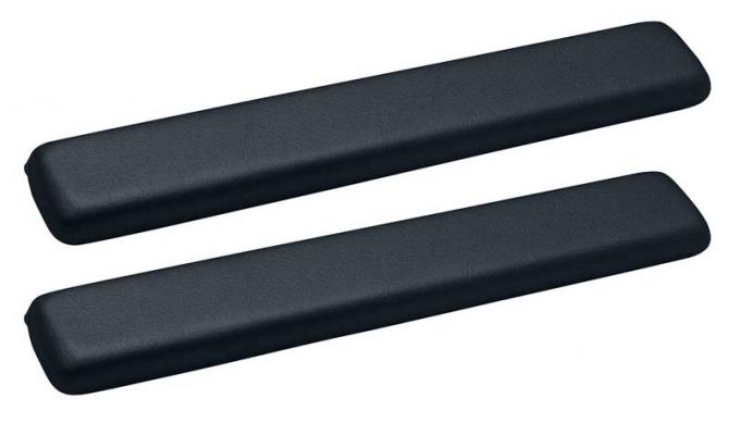 OER 1962-64 Impala, Front Arm Rest Pads, 2 door, Black, Pair B99142