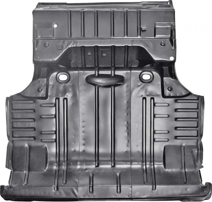 1966 Impala, Bel Air, Biscayne, Caprice, Complete Trunk Floor Pan & Divider Panel, 2 & 4 Door, Hardtop, Convertible & Sedan, EDP Coated