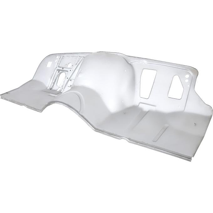 OER 1967-68 Chevy, GMC Pickup, Panel, Suburban, Firewall Panel, with Toe Panel, 2 Wheel Drive, with Factory AC, Silver Weld Thru Coating CX4900