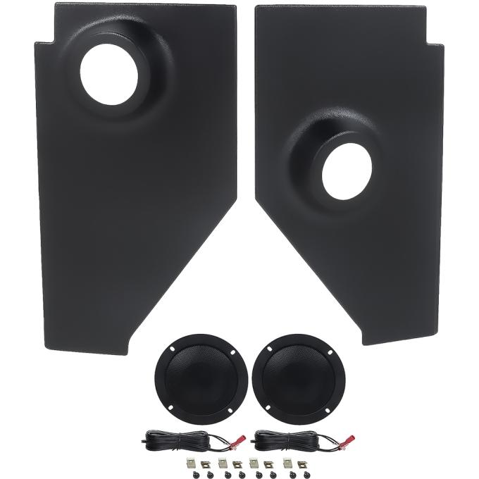 1947-53 Chevrolet, GMC Pickup, Kick Panel, w/ Speakers - 70 Watt