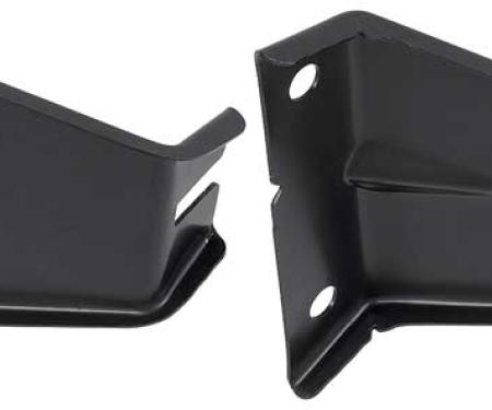 1973-74 Chevy Pickup, Blazer, Suburban, Grill Mounting Bracket Set, Outer, LH & RH Sides, Pair