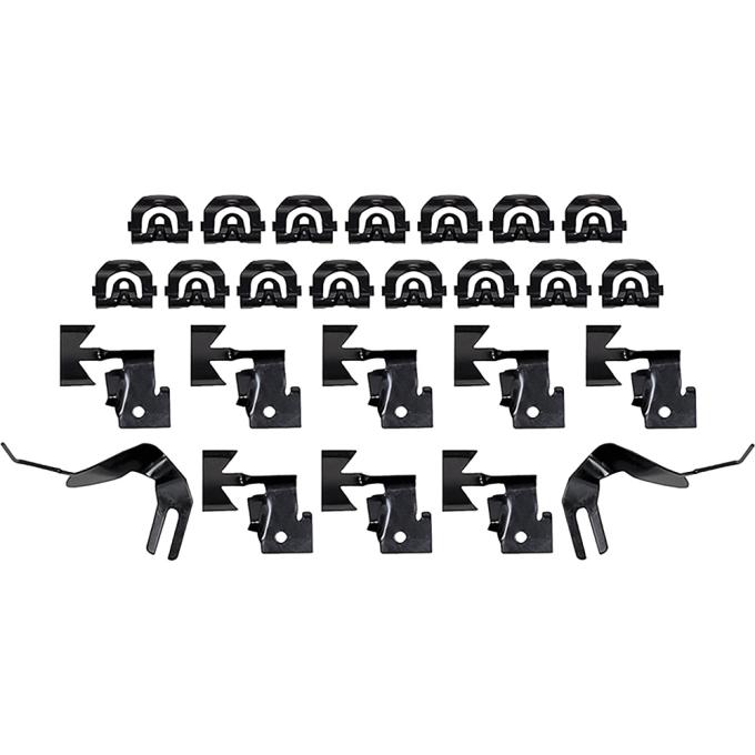 OER 1965-67 Impala, Caprice, Windshield Molding Clip Kit, 2 Door Hardtop R368C