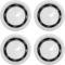 1956 Chevrolet Factory Style 15" Steel Wheels, Dog Dish Style, 7" Wide, 4-3/4" Backspacing