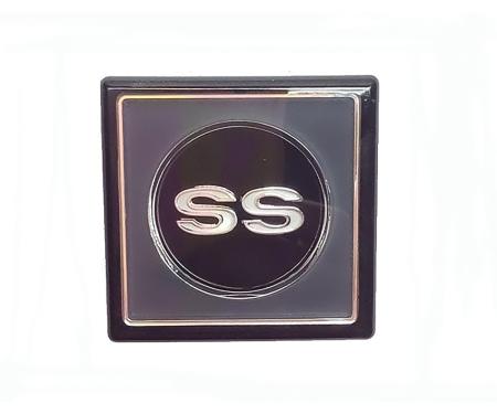 1974-77 Chevrolet Monte Carlo SS, Dash Pad Emblem, SS Logo