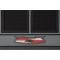 1955-57 Chevy Bel Air, 150, 210, Floor Mat Set, with "Chevrolet" Crest, Front and Rear, Black / Gray, 4 Piece Set
