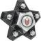 1981-88 Monte Carlo, ZJ7 Wheel Center Caps, with Shield, Set of 4