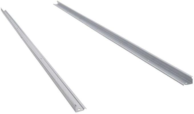 1960-66 Chevrolet, GMC, Bed Angle Strips, 1/2, 3/4 Ton, Short Bed, Stepside, Raw Steel, Paintable