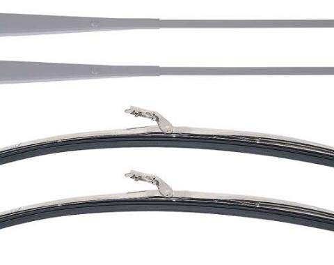 1973-84 Chevy, GMC Pickup, Blazer, Jimmy, Suburban, Windshield Wiper Blade & Arm Set, 16"