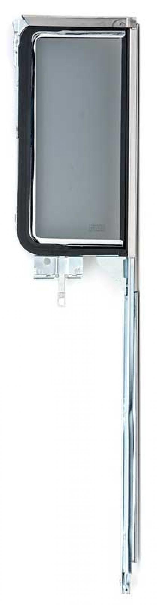 OER 1955-57 Convertible Vent Window Frame Assembly-Smoked Grey - LH TF400981S