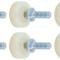 OER 1966-68 Buick, Cadillca, Chevy, Pontiac, Oldsmobile Full Size, Rear Quarter Window Roller Set, 6 Piece Set, Various Models *881245