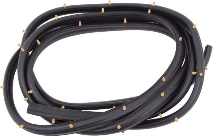OER 1957 Chevrolet Trunk Weatherstrip With Clips TF300152