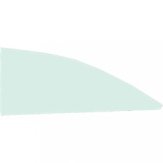 OER 1959-60 Biscayne, Bel Air, Catalina, LeSabre, Super 88 2 Door Sedan, Quarter Glass, LH/RH, Light Green Tint QG1028T
