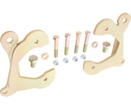 1955-57 Chevy Bel Air, 150, 210, Caliper Brackets for OE Spindles and Small GM Calipers, Pair