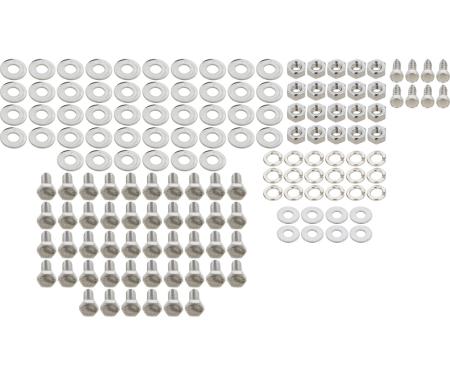 OER 1947-55 Chevy, GMC Truck, Front Fender & Inner Fender Hardware Set, 146 Piece Set CX2021
