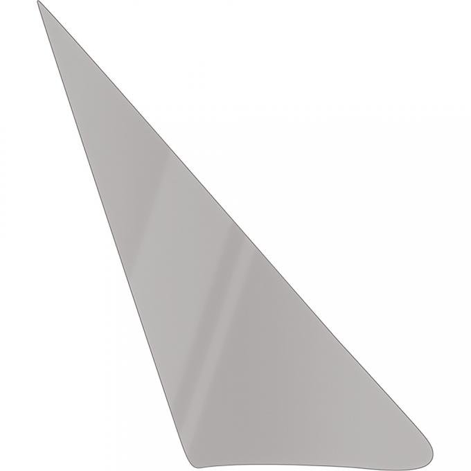 OER 1965-68 Impala / Fullsize 2 Door / 4 Door Sedan / Station Wagon Vent Glass, Custom Gray Tinted, RH VG3435Y