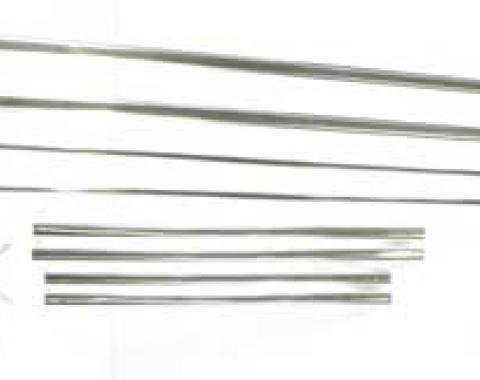 OER 1962-66 Chevy Fleetside Pickup, Long Bed, Side Molding Set, 16 Piece, with Clips and Hardware CX1675