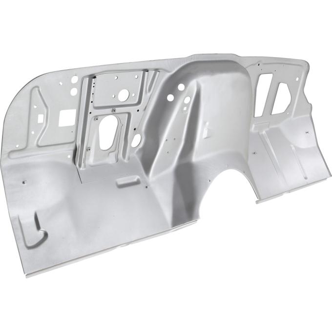 OER 1969-72 Chevy, GMC Pickup, Blazer, Jimmy, Suburban, Firewall Panel, 4 Wheel Drive, with Toe Panel, with Heater, without A/C, Silver Weld-Thru Coating CX4905