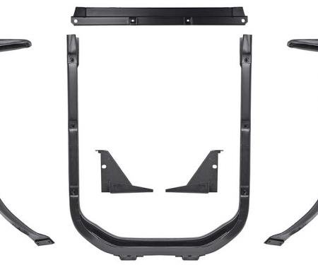 OER 1947-54 Chevrolet Truck, Radiator Support with Brackets, 6 Piece Set, EDP Coated 153941