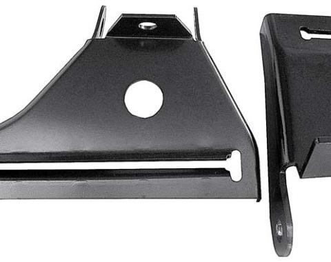 OER 1955-57 Chevy Bel Air, 150, 210, Nomad, Parking Brake Floor Brackets, except Convertible, Set TF126175