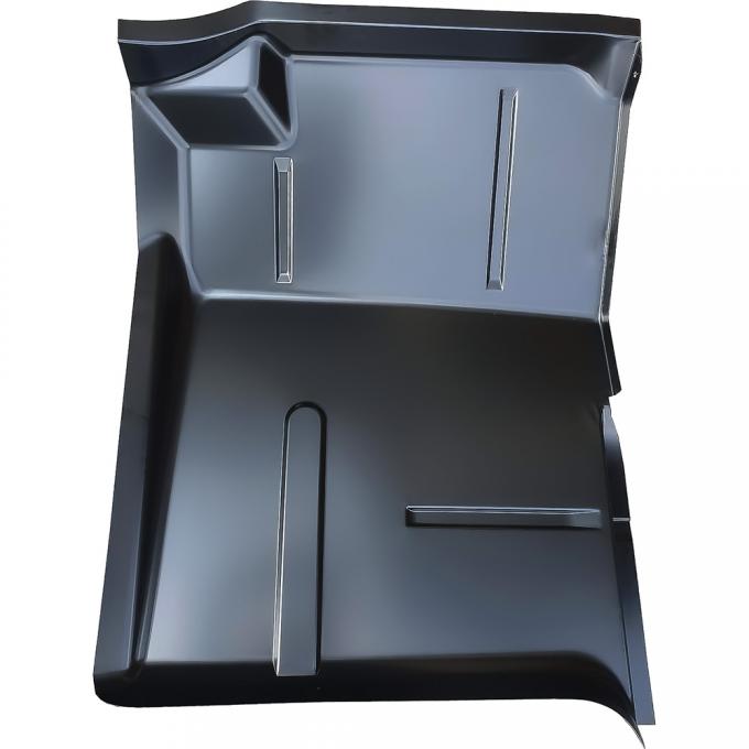 OER 1973-91 Chevrolet, GMC Truck, Front Cab Floor Half Panel with Toe Board Extension, RH, Drop-In, Premier Quality T71019B