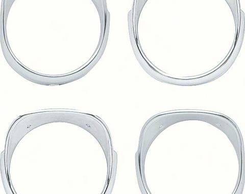 OER 1965 Impala / Full-Size Headlight Bezel Set - 4 Piece K512