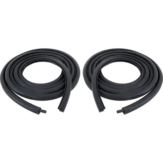 1960-66 Chevy, GMC Pickup, Suburban, Door Frame Weatherstrip Seals, Press-On, Pair