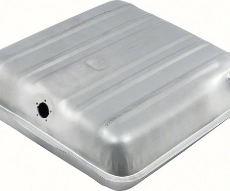 1957 Chevy Bel Air, 150, 210, Fuel Tank, with Round Corners, with Vent Tube, Zinc Coated, 16 Gallon Tank