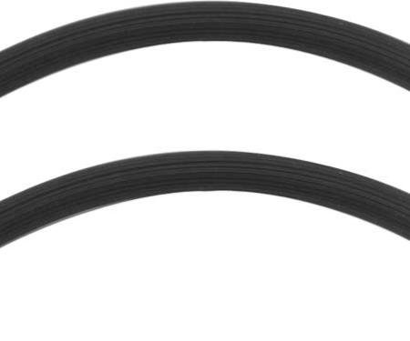 1955-56 Chevrolet Bel Air Sedan, Back Glass Drain Seals