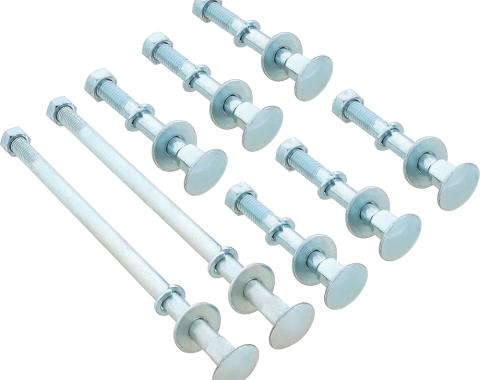 OER 1973-87 Chevrolet, GMC Pickup, Bed to Frame Mounting Hardware Set, 32-piece, Features 6 Short Bolts. 2 Long Bolts T71207