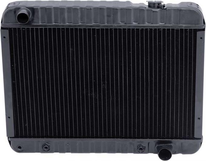 OER 63-67 Nova 327/350Hp Radiator A/T 4 Row LH Inlet Recessed Side Brckts (15-1/2"X25-3/8"X2-5/8" Core) CRD1334A